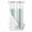 Teal green, variant on No Hook Shower Curtains with Snap-in Liner Set, Blue Gray Stripes Waterproof Hotel Bathroom Shower Curtain, Contemporary Minimalist Abstract Lines Breathable Mesh Top Window Bath Curtains 36''x72''