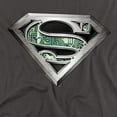 thumbnail image 2 of Superman T-Shirt Circuitry Logo Unisex Graphic Tee For Men & Women, 2 of 7