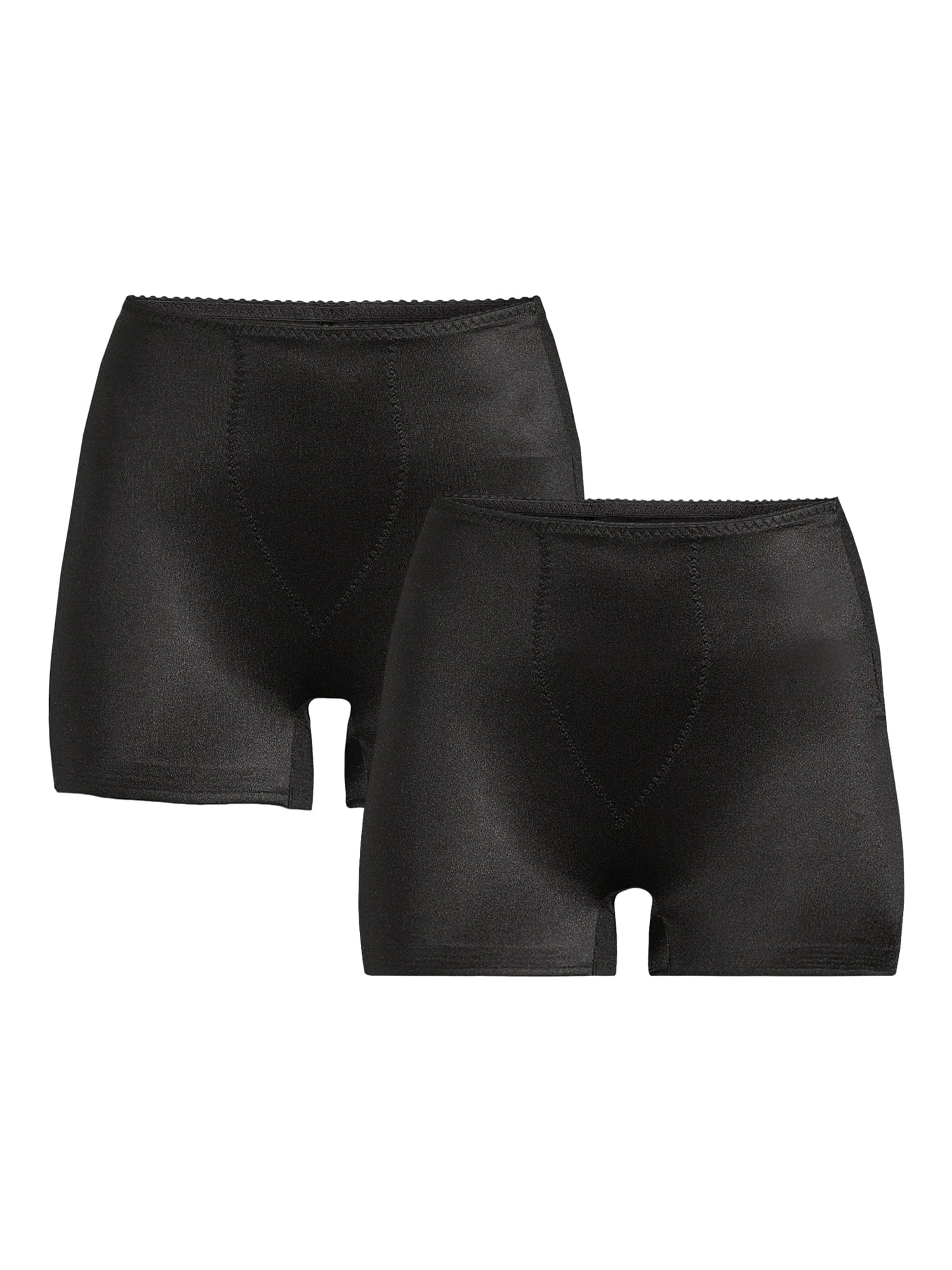 Cupid Light Shaping Waistline Boyshort Panty Brief with Tummy Panel, 2-Pack (Women's)