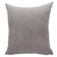 thumbnail image 2 of Zip Up Velvet Sofa Throw Case Cushion Cover Chair Sham 19 X 19inch, Soft , Home Decor - Grey 50 x 50cm, 2 of 10