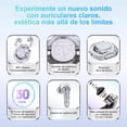 thumbnail image 4 of Audífonos Bluetooth 5.3 Gamer Inalámbricos De Transparente, 4 of 7