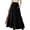 Black, variant on Yungyresw Womens Maxi Tiered Skirts Elastic High Waisted Long Casual Flowy A Line Skirts Solid Color Fall Winter Casual Outfits L