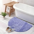 thumbnail image 4 of Antqov Non Slip Absorbent Bath Mat 14x20" Soft Colorful Bathroom Rugs Half Round Microfiber Bath Rug for Home Bathroom Floor, 4 of 5