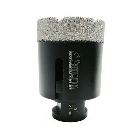 

SHDIATOOL Diamond Core Drill Bits 2 Inch for Porcelain Ceramic Tile Marble Brick Vacuum Brazed Hole Saw 51mm