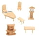 thumbnail image 1 of Conjunto de muebles para casa de muñecas, modelo de casa de muñecas, mini miniaturas, comedor, dormitorio Juego de sala de estar, 1 of 9