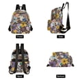 thumbnail image 4 of FORMRS Mini Backpack Purse for Women Quilted Travel Daypack Casual Shoulder Bag, Colorful Flowers, 4 of 7