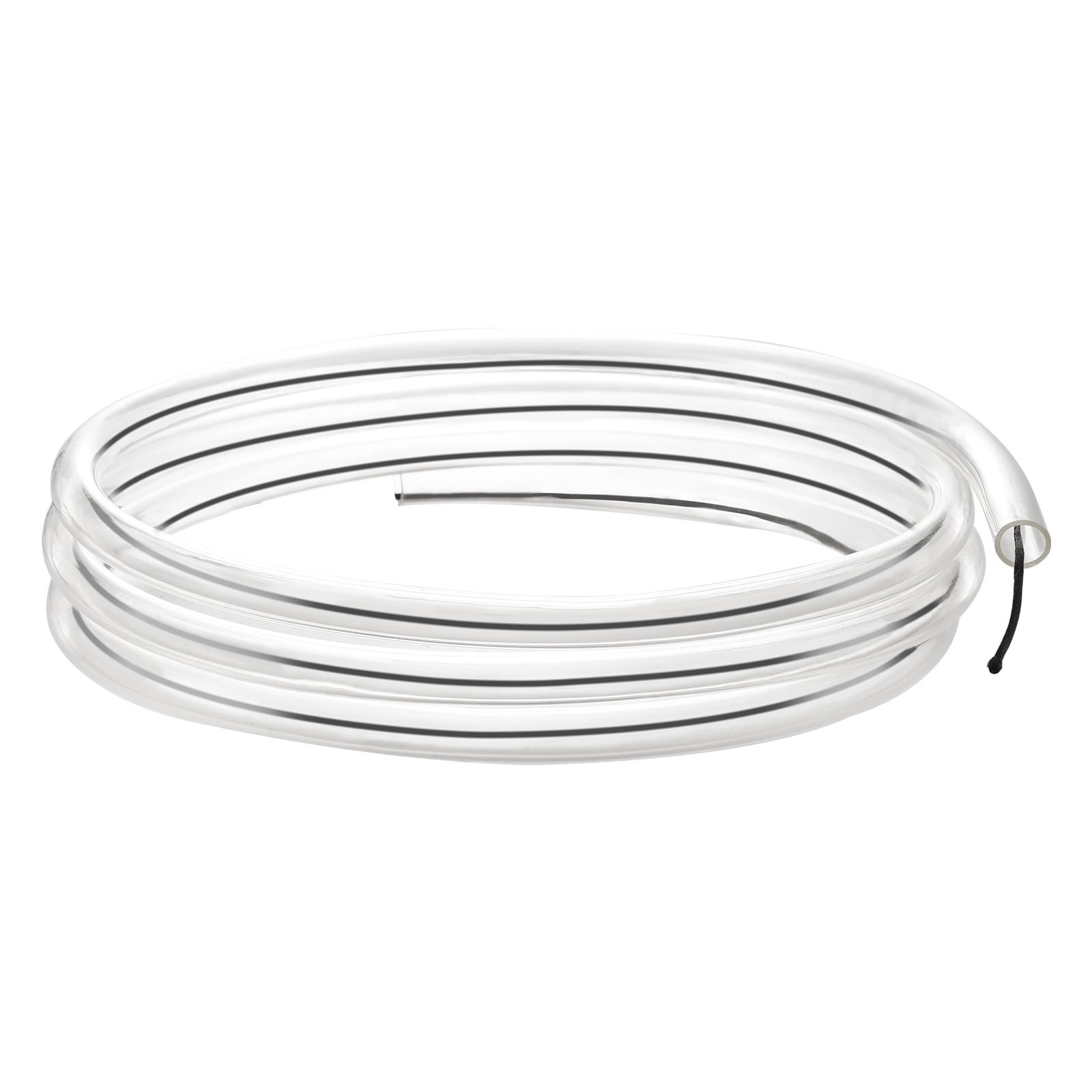 KFFKFF Clear Vinyl Tubing, 1/2" ID x 5/8" OD, 10FT Flexible PVC Hose, Transparent and Cuttable Design, 1/16 in Wall Thickness, Durable PVC Material for Aquariums, Irrigation, Pools, and Labs