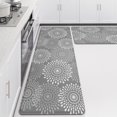 thumbnail image 1 of Juego de Tapetes de Cocina, 2 Pzas Acolchadas Anti-fatiga, Tapete de Cocina Impermeable Antideslizante, Tapete Ergonómica de Confort para Cocina, Piso Del Hogar, Oficina, Fregadero, Lavandería, 1 of 8