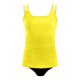thumbnail image 5 of Conjunto de Bikini de Cintura Alta para Mujeres sin Mangas Sólido, Empujable Acolchado Traje de Baño de Corte Alto Ropa de Playa de Verano, 5 of 6