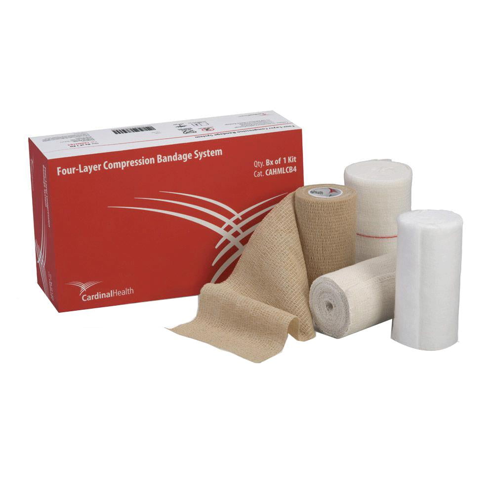 Cardinal Health Compression Bandage System Four-Layer, Non-Sterile, Latex-Free