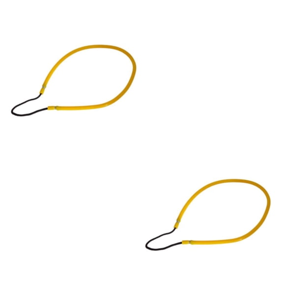 Soidarity Bandas de goma para pesca con lanza, eslinga hawaiana de alta resistencia, accesorios para peces de hielo , potente herramienta de Amarillo 2Conjunto