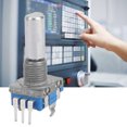 thumbnail image 4 of Codificador Rotatorio EC11, Interruptor De Codificación Rotatorio, Electrodomésticos Duraderos Resistentes Al Desgaste Para Instrumentación Electrónica Automotriz Audio OTVIAP Digital Potentiometer Switch, 4 of 8