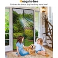thumbnail image 2 of 【Military-Grade Fiberglass】Magnetic Screen Door Fits Door Size【36" x 80"】Door Screen Magnetic Closure Keeps Bugs Out with 3M Tape NO Drop, Screen Door Mesh for Front, Patio Sliding Door, 2 of 5
