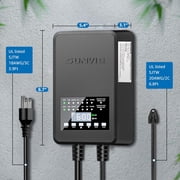 SUNVIE 300W Low Voltage Landscape Transformer Step Down with Timer and Photocell Sensor