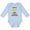 AE-Light Blue, variant on Inktastic Cute Bee Mimi's Little Honeybee with Stars Boys or Girls Long Sleeve Baby Bodysuit