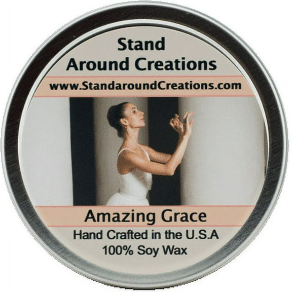 AMAZING GRACE TIN 8-OZ. ALL NATURAL SOY CANDLE