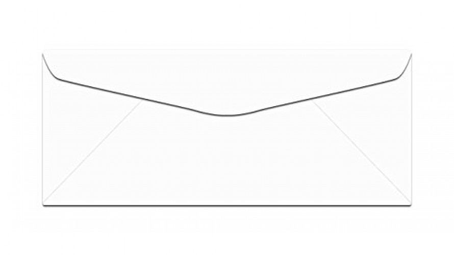 12 White Regular Mailing Envelopes 24lb (4 3/4 X 11inches) 50