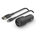 thumbnail image 1 of Cargador Para Auto 2 Puertos con Cable USB C Belkin, 1 of 9