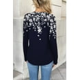 thumbnail image 5 of Zeagoo Long Sleeve Tops Women Printed Dressy Casual V Neck T-shirts Basics Blouse Fall and Spring Wear Trendy Clothes, 5 of 6