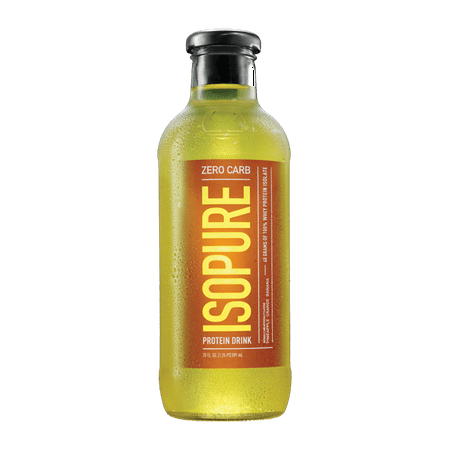 (12 pack) Isopure Zero Carb Protein Drink, Pineapple Orange Banana, 40g Protein, 12 Ct