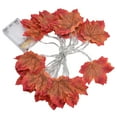 thumbnail image 1 of Guirnalda De Luces De Hojas De Arce, Decoración Con Pilas, Decoraciones Impermeables De Acción De Gracias Para Halloween, Para Interiores Y Exteriores, Para Navidad, 1 of 7