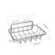 thumbnail image 4 of Bewildely Jabonera de acero inoxidable sin perforaciones Caja de jabón montada en la pared en la cocina del baño Juegos de accesorios de baño No.1 Bewildely HA024676-01, 4 of 6
