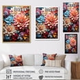 thumbnail image 4 of Designart "Colorful Mums Intertwined I" Mums Wall Art Prints, 4 of 7