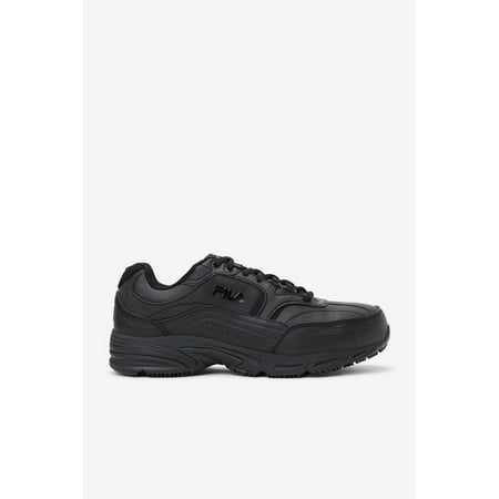 Fila Men's Memory Workshift Slip Resistant Steel Toe Work Shoes Hiking BLK/BLK/BLK
