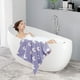 thumbnail image 4 of Toalla de baño con diseño de conejos jacquard, suave y absorbente, ideal para el hogar, bonita y plegable, accesorio de baño portátil, 100 % algodón, para dormitorio., 4 of 9