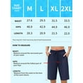 thumbnail image 7 of Charmo Women Swim Shorts Boy Leg Boardshorts with Built-in Brief Solid Beach Swimsuit Bottoms, 7 of 7