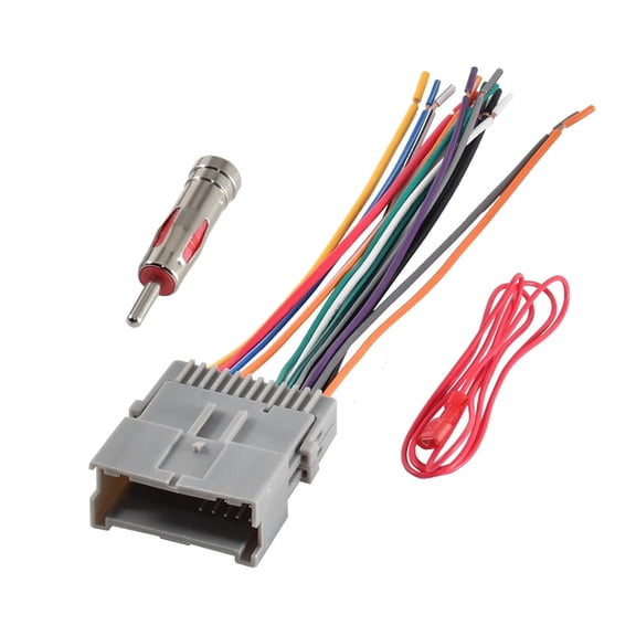 XP Audio Car Radio Wiring Harness w/Antenna Adapter, fits 2002-2008 GM Chevy Buick Cadillac
