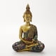 thumbnail image 5 of Estatua de Buda sentado Estatuillas sentadas Escultura Iluminación Showpiece Tailandés para el hogar Hotel Escritorio Meditación Decoración Obra EstiloD perfecl Estatua de Buda, 5 of 8