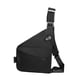 thumbnail image 4 of Bolso bandolera para hombre, bolso de pecho, mochila informal, bolso bandolera para correr Negro Derecha, 4 of 8