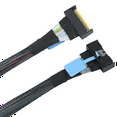 thumbnail image 3 of Cable Adaptador de Datos de Servidor PCIE5.0 MCIO SFF-8654 8I 5.0 PCIE de 74 Pines A MCIO 865 Slimline SAS, Accesorios para PC, 0,5 M, 3 of 5