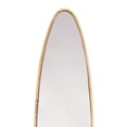 thumbnail image 1 of Full Length Gold Oval Mirror, 1 of 4