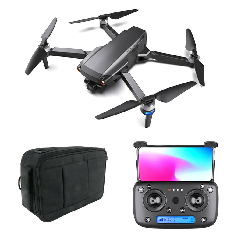 Eccomum RC Drone with Camera 4K 5G Wifi 3- Gimbal 35mins Flight Time  Brushless Quadcopter Follow Me Fly Around with Storage Bag 