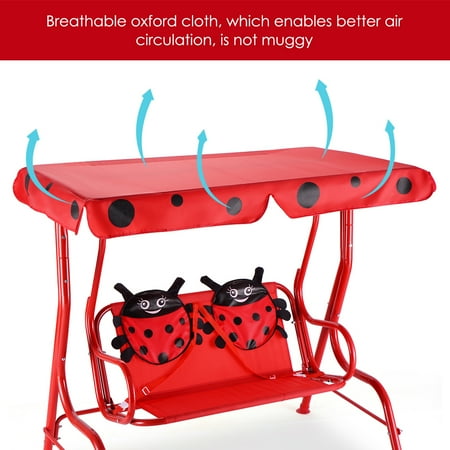 Balancelle De Jardin 2 Places Avec Auvent Impermeable Et Centure Securite Pour Enfants Motif Clamoiselle 112 X 75 X 108 Cm Rouge Walmart Canada Balancelle De Jardin 2 Places Avec Auvent Impermeable Et Centure Securite Pour Enfants Motif Clamoiselle 112 X 75 X 108 Cm Rouge Walmart Canada