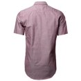 thumbnail image 2 of FashionOutfit Men's Basic Button Down Collar Chambray Short Sleeve Shirt, 2 of 3