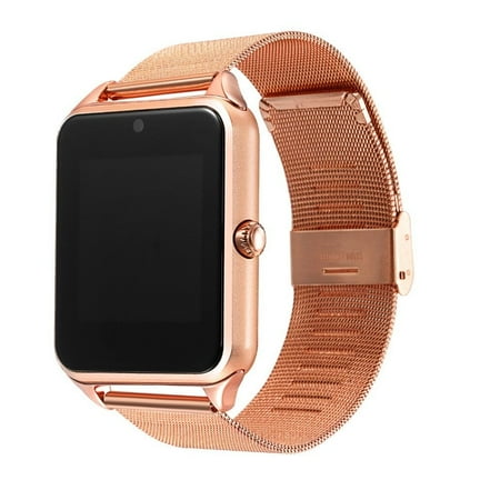 gold android watch