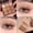 03# Chocolate, variant on 9 Colors Eyeshadow Palette,Matte&Shimmer&Glitter Eyeshadow Makeup,Long Lasting Blendable Shades,Naturing-Looking,High Pigment Waterproof Warm Eyeshadow Palette,15 Warm Sun Style