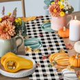 thumbnail image 4 of Green Orange Pumpkin Table Runner, Autumn Thanksgiving Kitchen Dining Table Decoration for Home Party Decor 13x48 Inches, 4 of 9