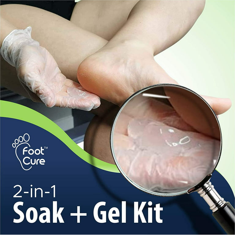 Foot Cure Callus Remover Gel Kit With Tea tree Oil Foot Soak 