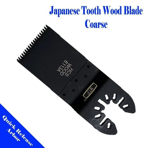 MTP ® Coarse Japan Tooth Standard Quick Release Arbor Universal Fit Multi Tool Oscillating Multitool Wood Saw Blade for Craftsman Rockwell Hyperlock Porter Cable Black & Decker Dewalt Fein Bosch