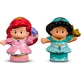 thumbnail image 1 of Fisher-Price Peu de Gens Disney Princesse Ariel & Jasmin Figure, 1 of 4