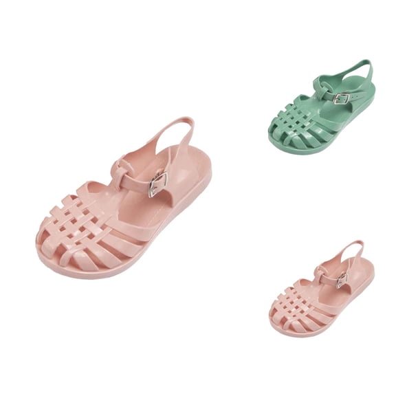 Sandals for Toddler Girls, Beach Summer Footwear with Closed Toe, Girls' Outdoor Water Sports Children's Shoes (3-7 Years )