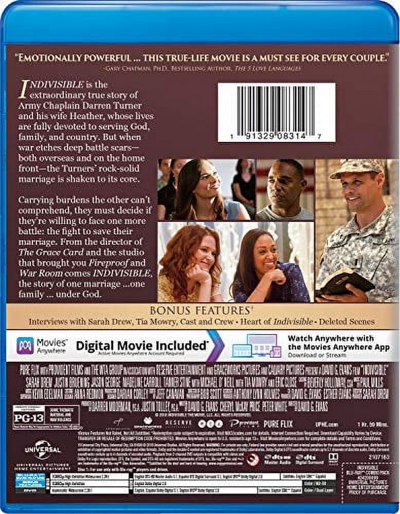 Indivisible Blu ray DVD Digital Copy Universal Studios