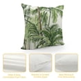 thumbnail image 4 of Chilfamy Palm Trees Wallpaper Pillow Covers for Couch Sofa Indoor Outdoor Pillow Case Aesthetic Decorative 1PC 22x22in, 4 of 5