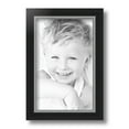 thumbnail image 2 of ArtToFrames 7x11 inch Black Velvet with Silver Picture Frame, Black MDF Poster Frame (4691), 2 of 8
