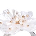thumbnail image 2 of Anillo para servilleta, hebilla redonda para servilleta con decoración de diamantes de imitación de perlas falsas para mesa de comedor de Hotel 6612, 2 of 14