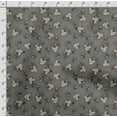 thumbnail image 4 of Soimoi Floral Vintage Printed, Poly Canvas Fabric, Decor Sewing Fabric By The Yard 56 Inch Wide,Decorative Fabric For Curtains Tote bags, Gray, 4 of 5